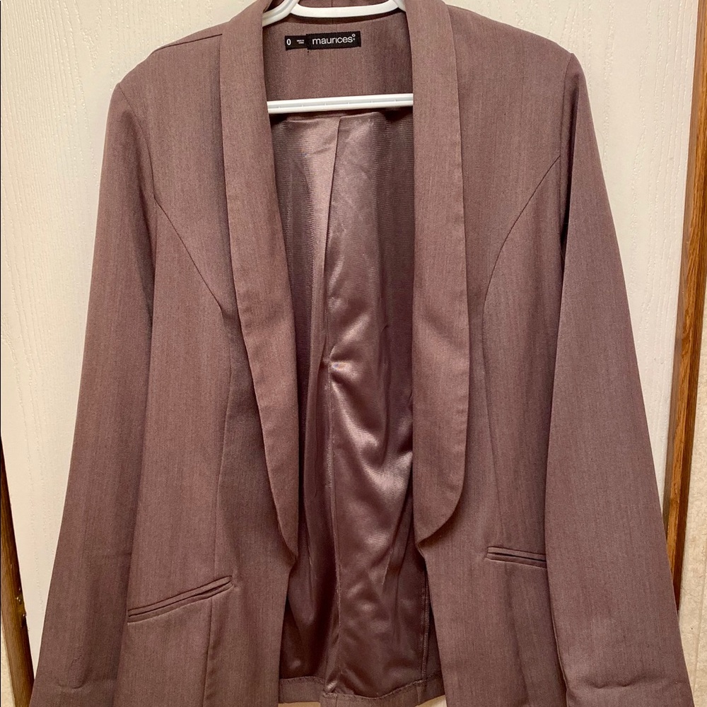 Women’s XL Eggplant Colored Blazer